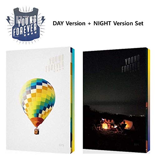 BTS Young Forever (Day+Night Version Set) in The Mood for Love Special Bangtan Boys Album 4 CDs+2 Posters+2 Photobooks+2 Polaroid Cards+Gift (Extra 6 Photocards)
