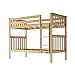 Max & Lily Bunk Bed Twin over Twin, Solid Wood Bunk Bed Frame with Ladder for Kids, 14