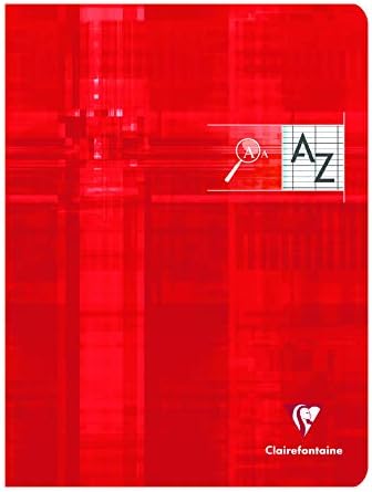 Clairefontaine 63799C Set of 10 Stapled Address Books for the Visually Impaired 17x22, 96 Pages Seyes Squares - Image 4