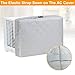 Demao Grey Window AC Covers for Inside, 21