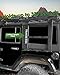PARTREE Roof Rack Cargo Basket Compatible with Jeep Wrangler JK 2007-2018 4 Door, Roof Rack Cargo Basket w/Double Ladders,Heavy Duty Steel (You Will get 2 Packages)