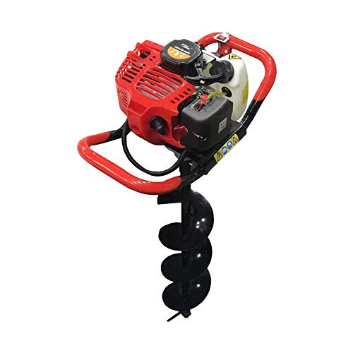 Gas Powered Post Hole Digger 52Cc Earth Auger Post Fence Hole Digger Garden Tools Powered Engine With " 4" 6" Bit #TOP1