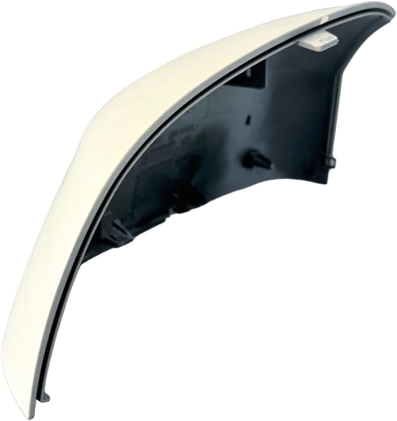 #16 8th Gear White Left Driver Side Mirror Cover Compatible with BMW X3 2018 2019 2020 2021 2022 2023 2024