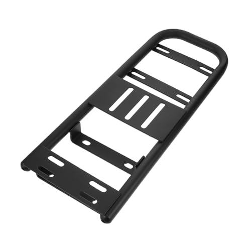 BUGUUYO Extended Electric Bike Rear Luggage Rack Sturdy Motorbike Rear Rack Cargo Carrier Platform for Touring and Road Trips Secure Support Frame for Backrests and Storage Boxes Easy