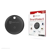 DISPLEX Smart Finder nero, compatibile con Apple Find My & Android Find Hub...