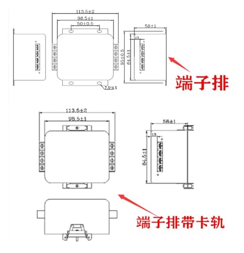 Filtre EMI triphasé 380V CW12B supprime les interférences réseaux - 2