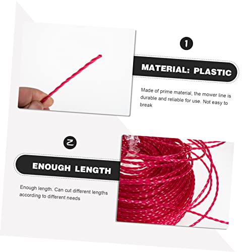 Línea de corte para cortacésped Toyvian de plástico flexible contra roturas 5