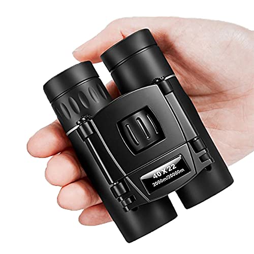Eastdall Binóculos compactos 40x22 compactos leves 2000M Minibinóculos de alta definição de longo al