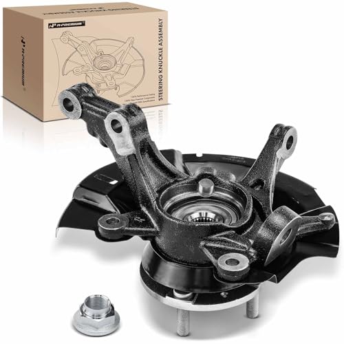 A-Premium Front Right Steering Knuckle & Wheel Bearing Hub Assembly Compatible with Hyundai Accent 2014 2015 2016 2017, L4 1.6L Only, Passenger Side