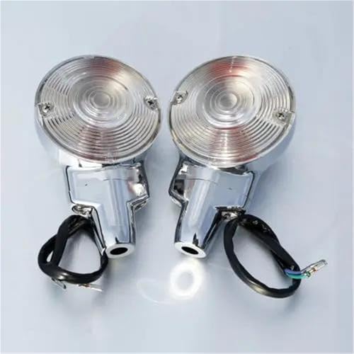 Clignotants avant plats clairs pour moto Harley Davidson Touring et Softail 2001-2017