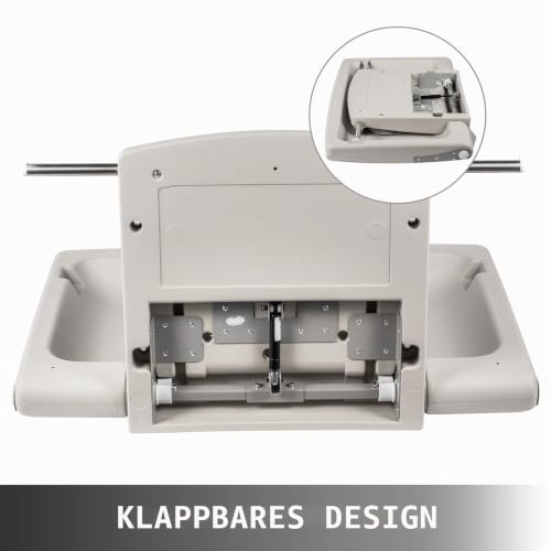 VEVOR 85 x 57 x 47 cm Wickeltisch klappbar Wickelstation für Babys HDPE für Geschäftliche und Private Anlässe