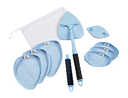 GLASS MAX PRO Home Glass & Surface Cleaning Tool, Clean Hard-To-Reach/Tight Corners/Large Mirror, Window, Glass Door, Glass Table, TV & Refrigerator