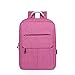 Produktbild WAVENI Wasserabweisende Reise Laptop Rucksack Business Anti Theft schlank langlebig Laptops Rucksack mit USB-Ladeanschluss für Frauen Männer (Color : Pink)