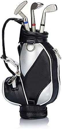 Seadream Golf Gift Sets, Desktop Golf Bag Pens Holder with 3 Pens