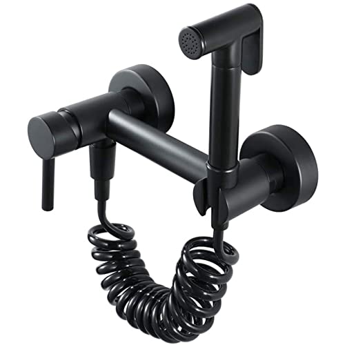 Bidet Sprayer for Toilet Stainless Steel Handheld Sprayer Attachment with Hose for Feminine Wash Wall Mount Diaper Cloth Washer and Shower Sprayer for Pet