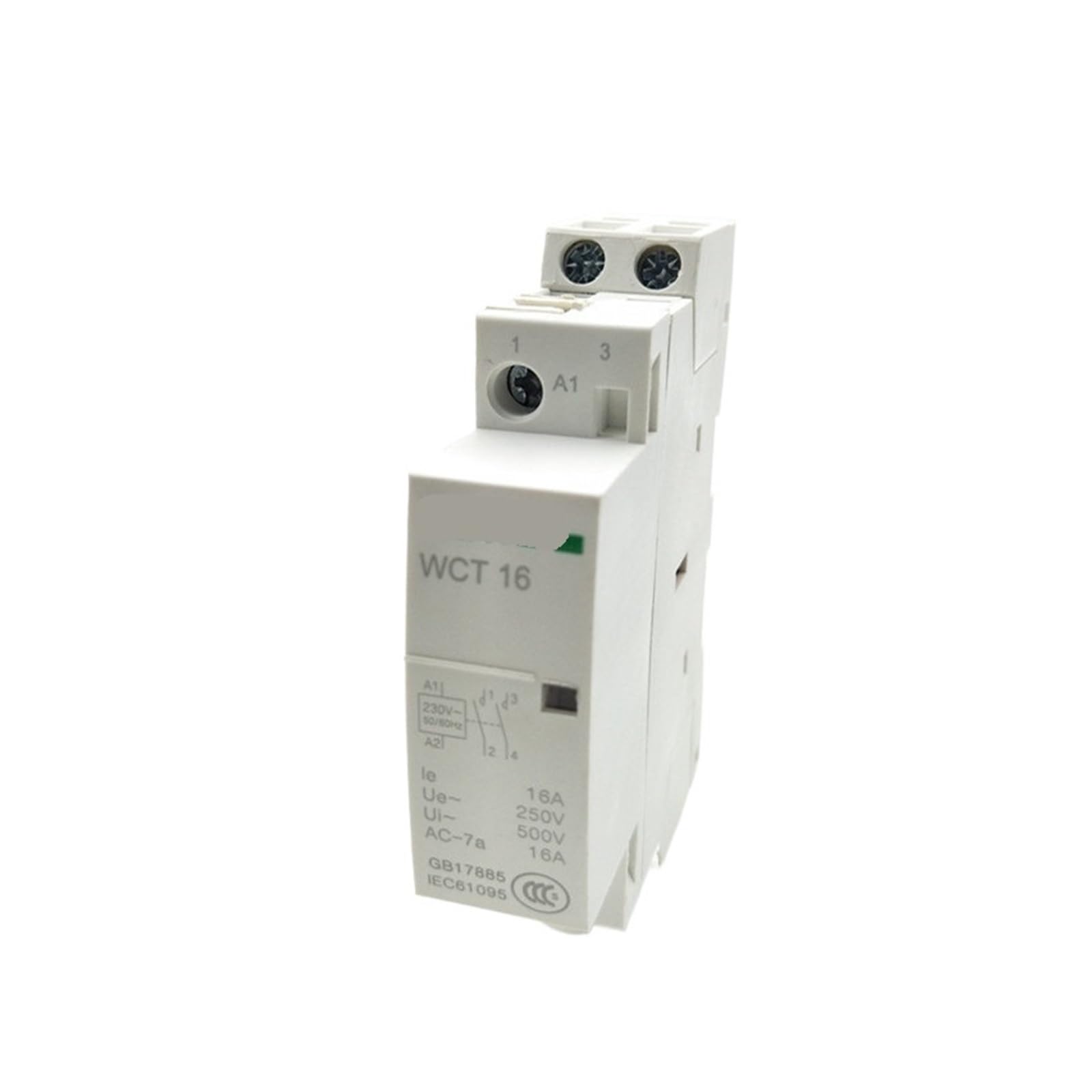 Contacteur d'alimentation domestique 2 pôles 2NO 16A 230V WCT
