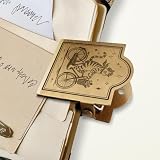 ANATTASOUL Journal Clip Vintage Cat and Bicycle Metal Travelers Notebook Clip, Decorative Heavy Duty Brass Journal Page Holder Clips for Book, Paper, Bookmark