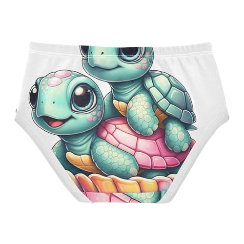 Cute Digital Sea Turtles Girls Underwear Toddler 2t Cotton Girl Panties Cute Bright Kids Undies Briefs2