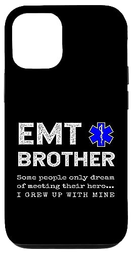 Proud EMT Brother �~�}��ËZ�p�� �o�� ���p �X�}�z�P�[�X iPhone 12/12 Pro �p