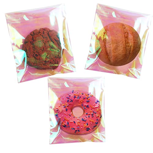 SUREHOME Cookie Bags with Seal 100 Pcs 5x6 In...