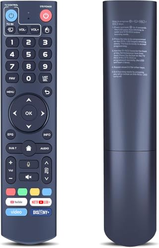 V3 Pro Replacement Voice Remote Control Compatible with vSeeBox V5 Pro / V3 Plus/V3 Pro / V2 Pro /...
