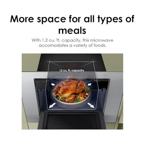 Samsung MC12DB8700CKAA 1.2 Cu. Ft Convection Air Fry, Black Glass, Mc12Db8700Ckaa Countertop Microwave thumb #9