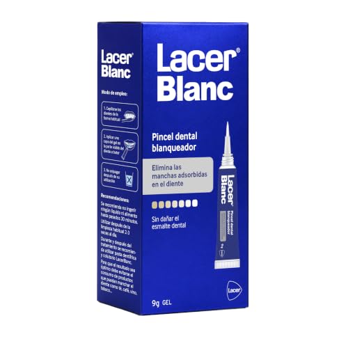 LACERBLANC - Gel Dental, Elimina las Manchas Dentales Extrínsecas, Máxima Eficacia, Previene la Aparición de Nuevas Manchas