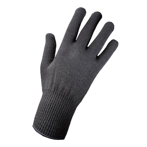 EDZ Merino Wool Thermal Liner Gloves - Black M-L