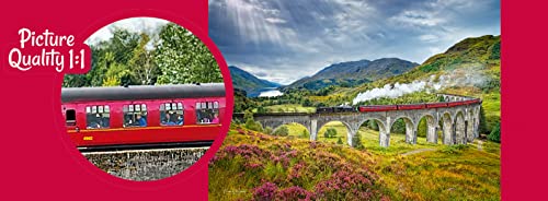 Cherrypazzi Glenfinnan Viaduct 1000 Piece Jigsaw Puzzle - Premium Hd Printing With Vivid Colors For Adults And Teens, Challenging Puzzle With Hand-Crafted Die Cut Unique Pieces #TOP3