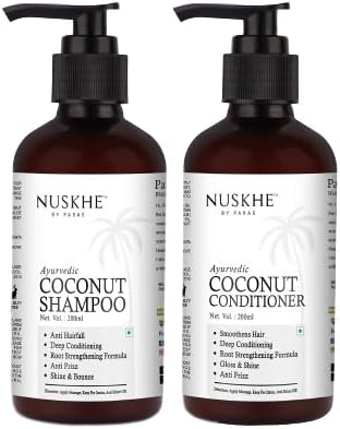 Deep Root Conditioning Combo - Shampoo & Conditioner With Coconut Oil, Avocada Oil, Hydrolyzed Protein and Keratin 200 ml Each (Shampoo + Conditioner)