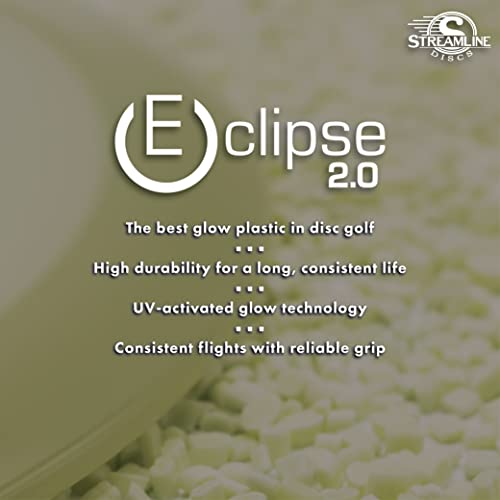 Streamline Discs Eclipse Glow 2.0 Lift Disc Golf Driver (170-175G) #TOP5