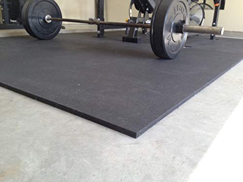 Rubber Gym Mat Extra Heavy Duty Gym Flooring -...