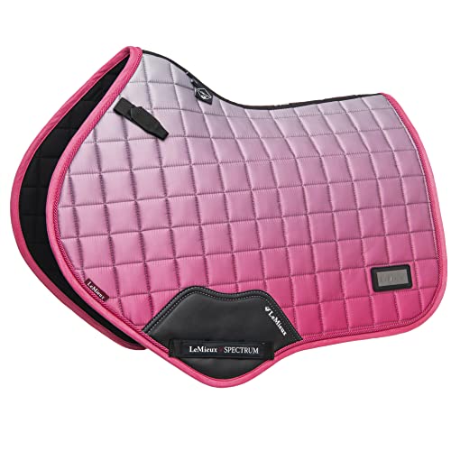 Lemieux Close Contact Spectrum Square Saddle Pad - English Saddle Pads For Horses - Equestrian Riding Equipment And Accessories (Watermelon - Large) #TOP9