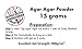 Agar Agar Powder - 15 grams, Laboratory Grade