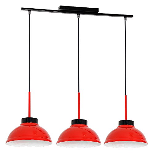 Factor rouge 3 Lustres Lustre Lampes suspendues Lampes de Plafond