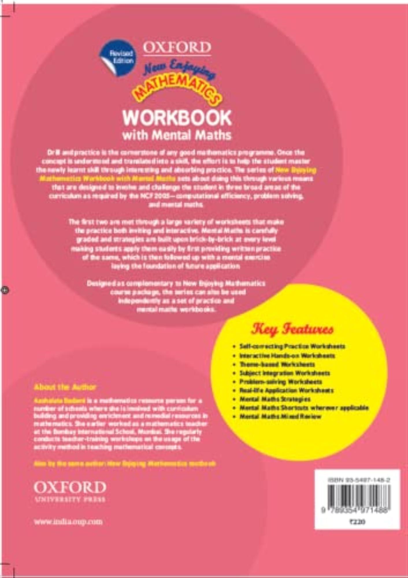 Enjoying Mathematics Workbook for Class 5, 2018 Edition