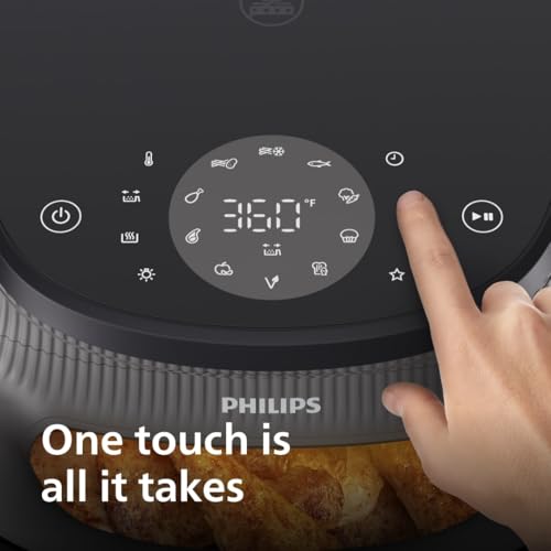 Philips Air Fryer 3000 Series 6.5qt, Cooking Window, 16-in-1 Air Fryer, RapidAir Plus Technology, Fat Removal, HomeID Recipe App, Easy to Clean (NA330/00) - Image 6