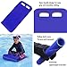 Mednkoku Snow Carpet Sled, Roll Up Flying Carpet Sled, Lightweight Snow Sledge Portable Snow Rolling Slider, 53x18 Inches (Blue) Skate Supplies