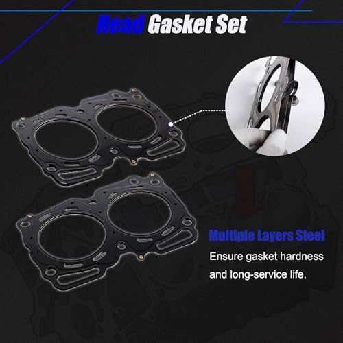 Image of AUCERAMIC HS26415PT-1 MLS Cylinder Head Gasket Set fit for 2006-2011 Saab 9-2X Subaru Impreza Outback Forester Legacy Baja 2.5L H4 SOHC Head Gasket Set, Engine EJ253