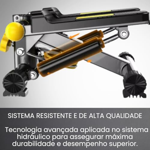 Mini Stepper Simulador De Caminhada Compacto Queima Calorias E Tonifica Pernas E Glúteos Com Visor D