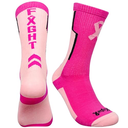 Breast Cancer Awareness Socks for Men Youth Boys Pink Football Softball Soccer Softball Baseball Accessories Socks