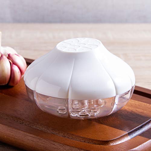 Porta Alho Branco Hutzler Transparente Plastico