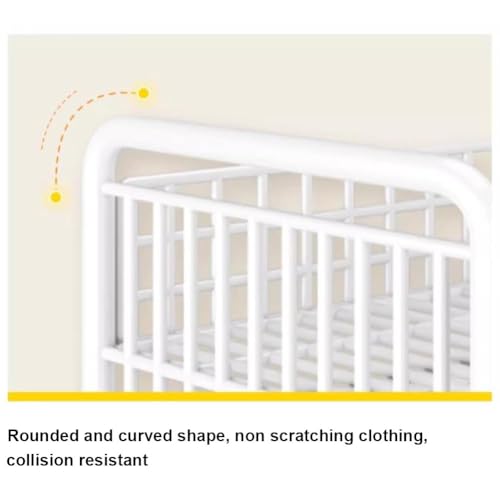 Support pliable métallique avec roulettes pour agencement modulable - 7