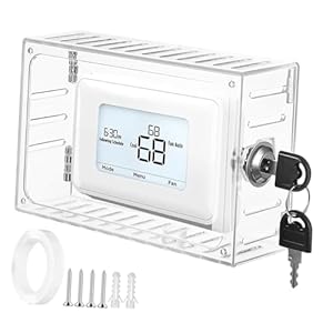 Ukcoco L48 Thermostat-Schutzgehäuse mit Schloss