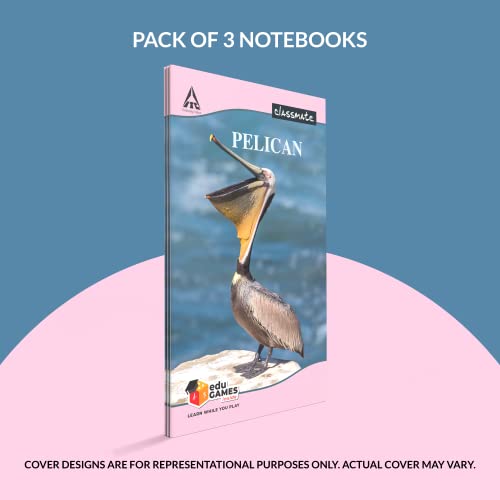 Image of Classmate Octane Neon Gel 25s Jar- 25 Blue Gel Pens Long Book - Single Line, 160 Pages, 314 mm x 194 mm - Pack Of 3