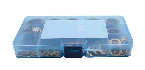 Miniatura 5 de Guard4U Kit surtido de 250 arandelas de cobre de anillo plano, para M5 M6 M8 M10 M12 M14 M16 M18 M20 M22 M24 (11 tamaños)