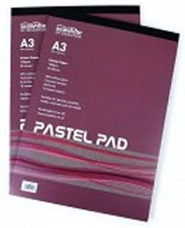 Seawhite - A3 Paper Pad for Pastels, Chalks, Charcoal, Graphite, Wet Media - 20 Sheets - 160gsm - Coloured Paper/Card