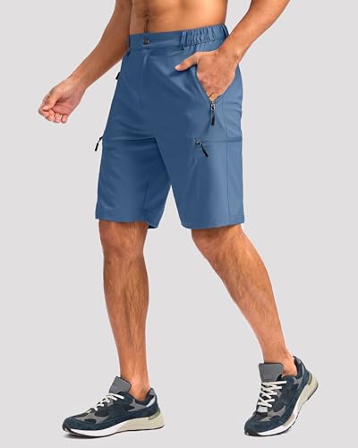 Image of G Gradual Men's Hiking Cargo Shorts 9 inch Quick Dry Lightweight with 4 Pockets