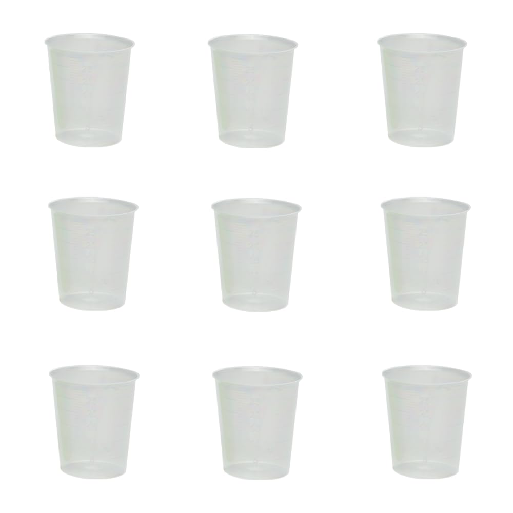 BICAP Lot de 4800 gobelets à médicaments 30 ml en polypropylène Transparent
