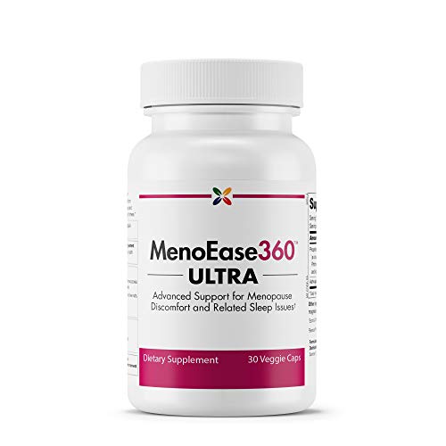 Stop Aging Now - MenoEase360 Ultra - Advanced Support for Menopause Discomfort and Related Sleep Issues - 30 Veggie Caps